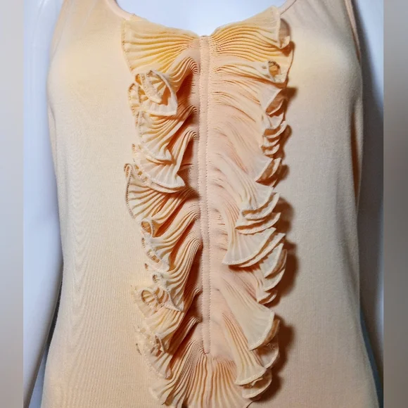 Halogen Ruffle Front Tank Top - Picture 3 of 6